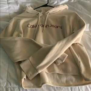 Calvin Klein jeans cropped hoodie